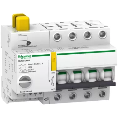 SCHNEIDER A9C64425 ACTI9 Reflex iC60H beépített megszakító vezérlés, 4P, B, 25A SCHNEIDER A9C64425 ACTI9 Reflex iC60H beépített megszakító vezérlés, 4P, B, 25A