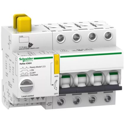   SCHNEIDER A9C65410 ACTI9 Reflex iC60H beépített megszakító vezérlés, 4P, C, 10A