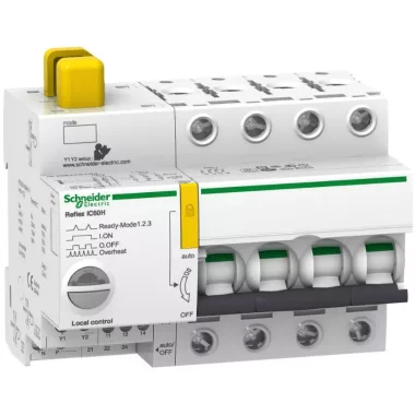 SCHNEIDER A9C65440 ACTI9 Reflex iC60H beépített megszakító vezérlés, 4P, C, 40A