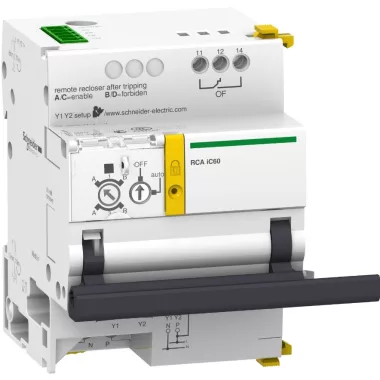 SCHNEIDER A9C70122 ACTI9 RCA távműködtető segédrelé, iC60, 1P, 1P+N, 2P, 230 VAC