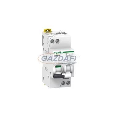 SCHNEIDER A9D54613 ACTI9 iDPNA Vigi áramvédős kismegszakító, A osztály, 1P-N, B, 13A, 30mA