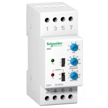 SCHNEIDER A9E21181 ACTI9 iRCP áramfigyelő relé, 2P, 8A, Uc 230 VAC SCHNEIDER A9E21181 ACTI9 iRCP áramfigyelő relé, 2P, 8A, Uc 230 VAC