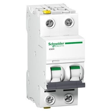 SCHNEIDER A9F05201 ACTI9 iC60N kismegszakító, 2P, D, 1A