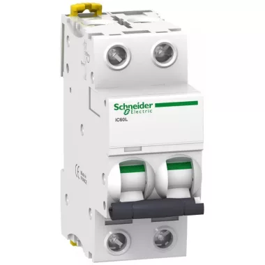 SCHNEIDER A9F90273 ACTI9 iC60L pillanatkioldású kismegszakító, 2P, MA, 2.5A, monokonnekt
