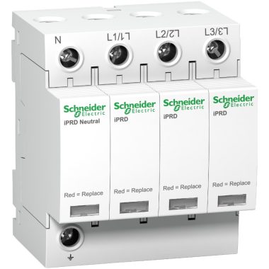 SCHNEIDER A9L40600 ACTI9 iPRD túlfeszültség-korlátozó, cs.bet. 40kA, 3P-N, 350V