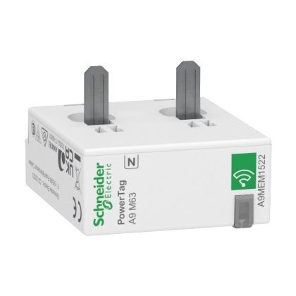 SCHNEIDER A9MEM1522 ACTI9 PowerTag vezeték nélküli fogyasztásmérő, 1P+N, elmenő