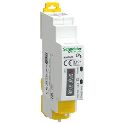   SCHNEIDER A9MEM2000 iEM2000 MID-es 1 fázisú fogyasztásmérő 40A kijelzővel