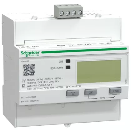  SCHNEIDER A9MEM3150 Digitális fogyasztásmérő,3F,63A,MODBUS