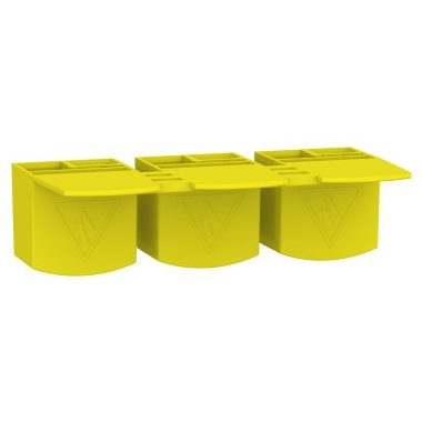 SCHNEIDER A9X21096 ACTI9 Takarósapka gyűjtősínhez, 3P (12db)