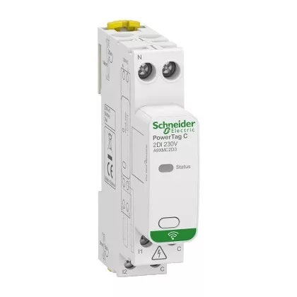   SCHNEIDER A9XMC2D3 ACTI9 PowerTag C 2DI, monitorizáló egység