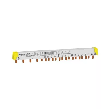 SCHNEIDER A9XPC812 ACTI9 iC40 fésűs gyűjtősín, 12 modulos, 3P-N, balos