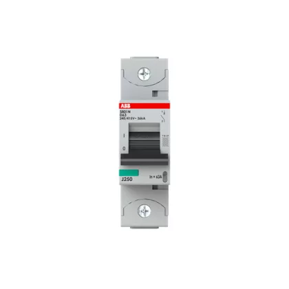ABB S801N-D63 Kismegszakító; Icn=36 kA; 1P; D karakterisztika; In=63A; 400/690V AC; ABB S801N-D63 Kismegszakító; Icn=36 kA; 1P; D karakterisztika; In=63A; 400/690V AC;