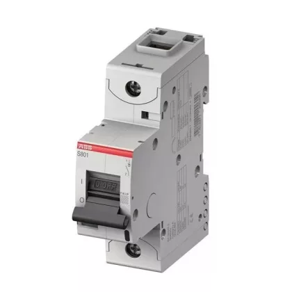 ABB S801N-D80 Kismegszakító; Icn=36 kA; 1P; D karakterisztika; In=80A; 400/690V AC; ABB S801N-D80 Kismegszakító; Icn=36 kA; 1P; D karakterisztika; In=80A; 400/690V AC;