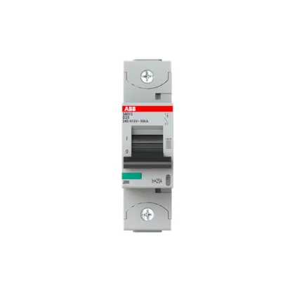 ABB S801S-D25 Kismegszakító; Icn=50 kA; 1P; D karakterisztika; In=25A; 400/690V AC; ABB S801S-D25 Kismegszakító; Icn=50 kA; 1P; D karakterisztika; In=25A; 400/690V AC;