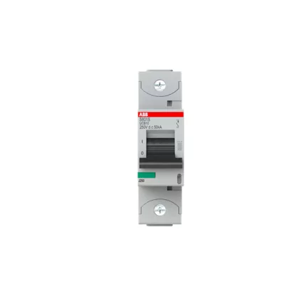 ABB S801S-UCB32-R Kismegszakító; Icn=50 kA; 1P; UCB karakterisztika; In=32A; 400/690V AC; kapocs: kábelsaru bekötéséhez; ABB S801S-UCB32-R Kismegszakító; Icn=50 kA; 1P; UCB karakterisztika; In=32A; 400/690V AC; kapocs: kábelsaru bekötéséhez;