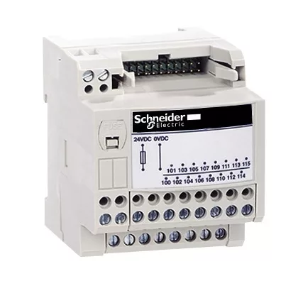 SCHNEIDER ABE7H34E100 Modicon ABE7 elosztóblokk készlet, 2db Economy ABE7H20E000 + HE10 Y kábel 1m, M340 PLC-hez és X80 digitális kártyához