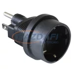 Utazóadapter, földelt, amerikai