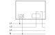 TRACON ACAMD-72-50 Digitális váltakozó áramú ampermérő közvetlen méréshez 72×72mm, 50A AC
