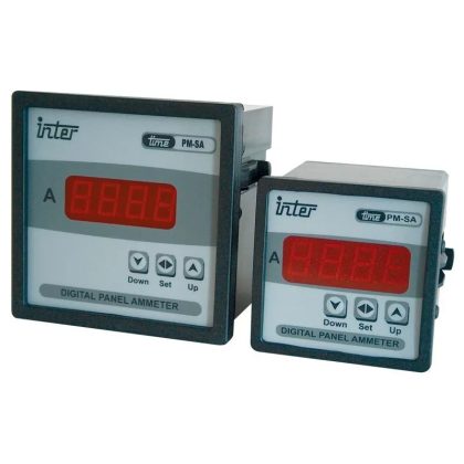   TRACON ACAMD-P-72 Digitális ampermérő áramváltós méréshez relékimenettel 72×72mm, 5A AC
