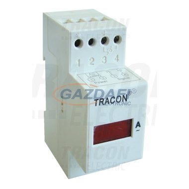 TRACON ACAMSD-10 Sínre pattintható digitális váltakozó áramú ampermérő 10A AC, Us=230V
