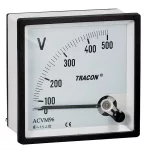   TRACON ACVM48-120 Analóg váltakozó áramú voltmérő 48×48mm, 120V AC