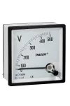 TRACON ACVM48-30 Analóg váltakozó áramú voltmérő 48×48mm, 30V AC