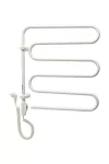 Adax HKT163 Fürdőszobai elektromos törölközőszárító kiegészítő fűtésre, termosztát nélkül, 55x62 cm, 65W