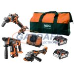 AEG 4935AKKU18BL2 18V set de scule cu acumulator