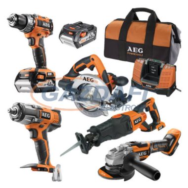 AEG 4935SAW18BL Set de scule electrice cu acumulator