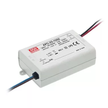 Mean Well APC-25-350 Egykimenetes, áramgenerátoros LED tápegység 24,5 W Mean Well APC-25-350 Egykimenetes, áramgenerátoros LED tápegység 24,5 W