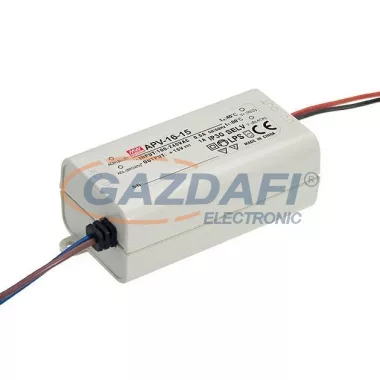 Mean Well APV-16-12 Egykimenetes LED tápegység 15 W Mean Well APV-16-12 Egykimenetes LED tápegység 15 W