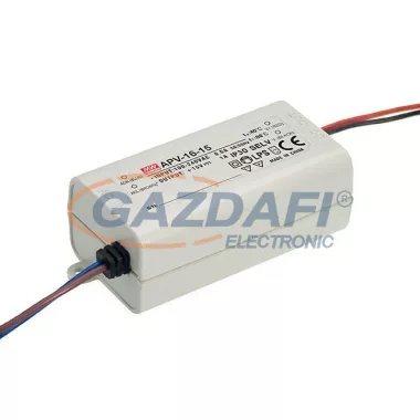 Mean Well APV-16-24 Egykimenetes LED tápegység 16 W Mean Well APV-16-24 Egykimenetes LED tápegység 16 W