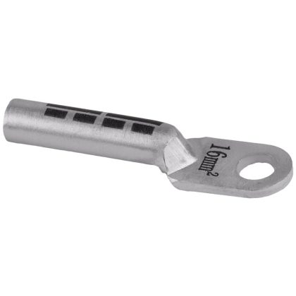 TRACON AS25-8 Szigeteletlen alumínium szemes csősaru 25mm2, M8, (d1=7mm, d2=8,4mm)