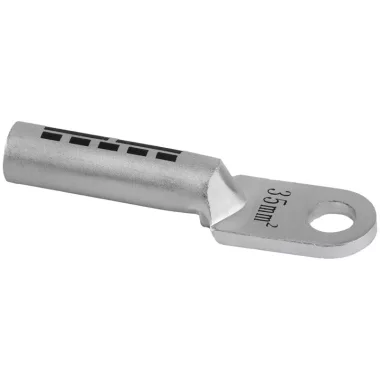 TRACON AS35-6 Szigeteletlen alumínium szemes csősaru 35mm2, M6, (d1=8,2mm, d2=6,4mm)