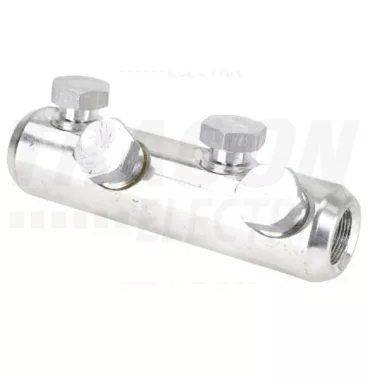 TRACON AT185-240CS Szakadófejes csavaros alumínium toldóhüvely 185-240mm2,(3+3)×M16