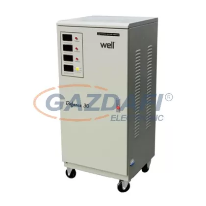   WELL AVR-SRV-TRI-DFC20KVA-WL Automatikus háromfázisú feszültségstabilizátor 20KVA / 16KW