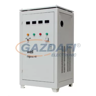 WELL AVR-SRV/TRI-DFC40KVA-WL Automatikus háromfázisú feszültségstabilizátor 40KVA / 32KW