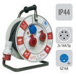   PAWBOL B.1104-35S Kábeldobos hosszabbító, H05RR-F 5x2,5mm2, 35m, 1xGZ16A, 2x16A/5p (400V)