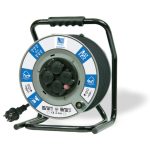   PAWBOL B.1122-50-S Kábeldobos hosszabbító, H05RR-F 3x1,5mm2, 50m, 4xGZ16A (250V)