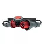   PAWBOL B.1137-30 Gumikábel ipari csatlakozóval, 30m, H05RR-F 5x10mm2, 63A, IP65