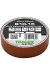 TRACON B10-15 Szigetelőszalag, barna 10m×15mm, PVC, 0-90°C, 40kV/mm