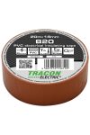 TRACON B20 Szigetelőszalag, barna 20m×18mm, PVC, 0-90°C, 40kV/mm