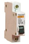 TRACON B60-32-1 Kismegszakító, 1 pólus, B karakterisztika 32A, 6kA TRACON B60-32-1 Kismegszakító, 1 pólus, B karakterisztika 32A, 6kA