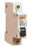TRACON C60N 1P 4A B Kismegszakító, 1 pólus, B karakterisztika 4A, 6kA (C60N 1P B4A)