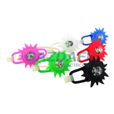 BC-LUX LED szilikon biciklilámpa/ biztonsági/ láthatósági lámpa szett (2 db)