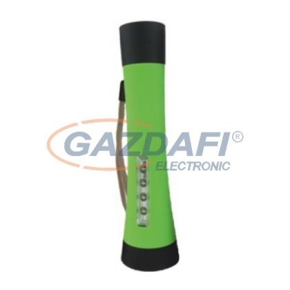 BC-LUX LED kézilámpa 1W+4 LED IP54 zöld