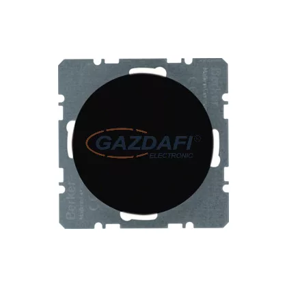 BERKER 10092045 vaklap , fényes fekete, R.1, R.3, R.8