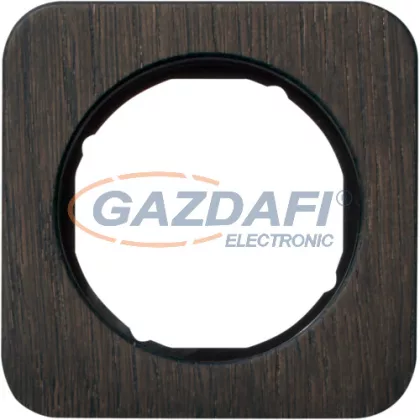   BERKER 10112354 1-es keret , univerzális, fa/fekete, R.1; 81,2 mm x 81,2 mm