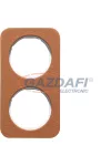 BERKER 10122369 2-es keret , univerzális, bőr/fehér, R.1; 152,2mm x 81,2 mm BERKER 10122369 2-es keret , univerzális, bőr/fehér, R.1; 152,2mm x 81,2 mm