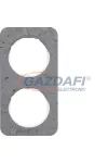 BERKER 10122379 2-es keret , univerzális, beton/fehér, R.1; 152,2mm x 81,2 mm